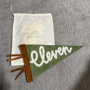 Eventide monthly baby milestone pennants